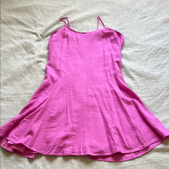 A New Day Chic Pink Spaghetti Strap Dress - Picture 1 of 3